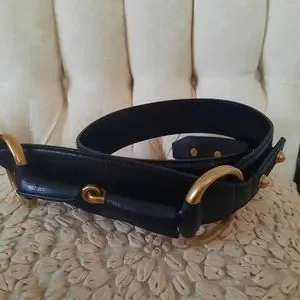 Gucci | Accessories | Gucci Womens Black 955 Horsebit Wide  display picture 2